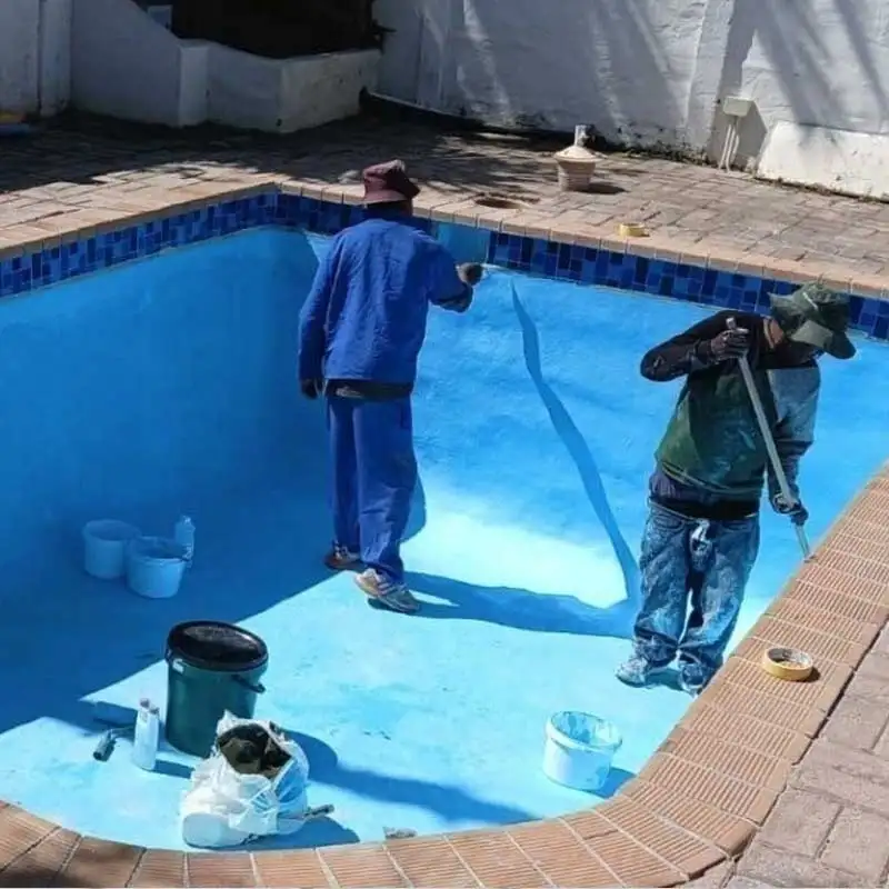 Pool care service work for residential swimming pool